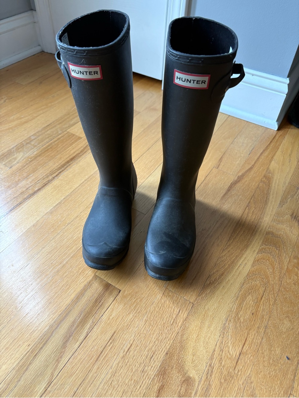 KIDS Hunter Black Rubber Rain Boots